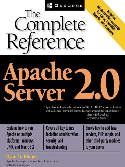 Cover image for Apache Server 2.0